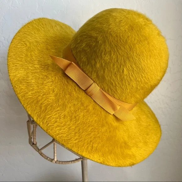 Bohème | Accessories | Bohme Mustard Yellow Beaver Fur Hat  display picture 3